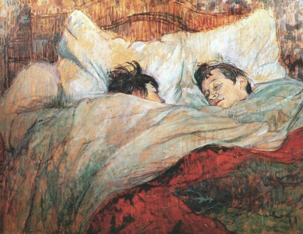 Toulouse-Lautrec, Le Lit (1893)