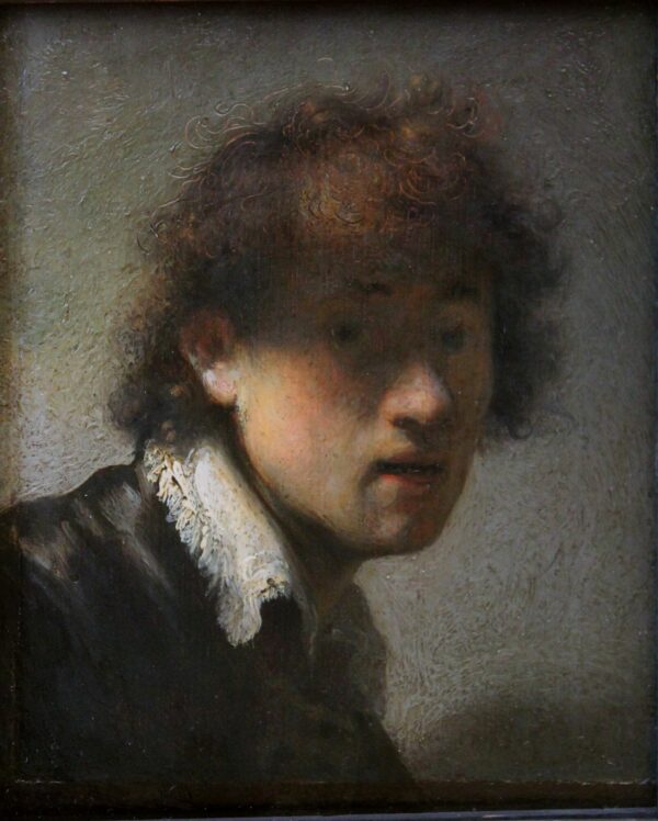 Rembrandt, Auto-retrato em uma idade jovem (1629)