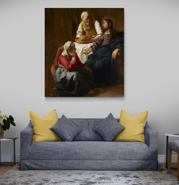 Vermeer, Christ in the house of Martha and Mary (1656)