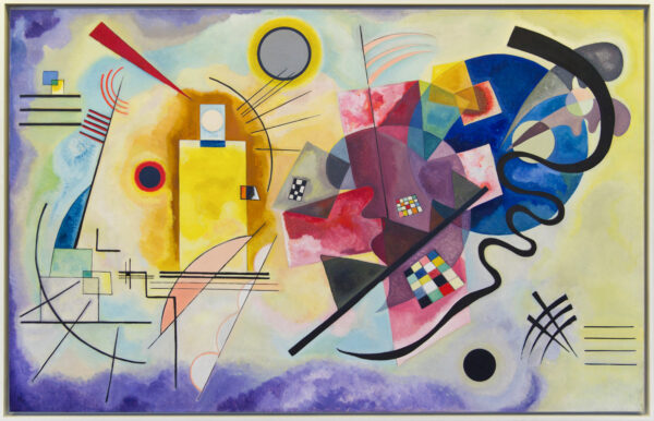 Kandinsky, Jaune, Rouge, Bleu (1925)