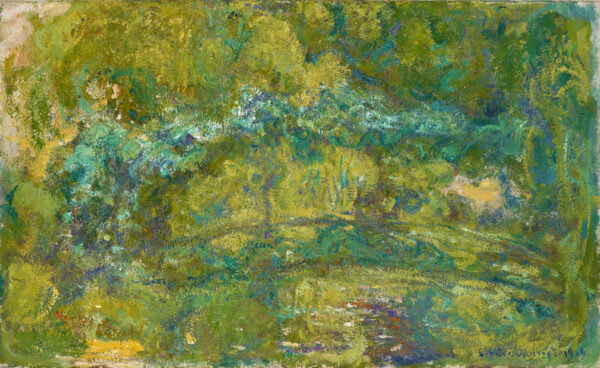 Monet, La passerelle sur le bassin aux nymphéas; (1919)