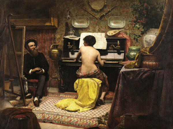 AlmeidaJúnior, Descanso da Modelo (1882)